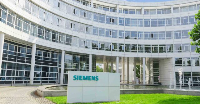 Siemens Hauptsitz in München, Deutschland