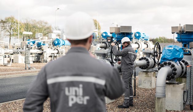 Uniper-Mitarbeiter im Erdgasspeicher Etzel