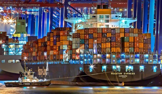 Hafen Hamburg: Export, Container Hafen Hamburg: Export, Container
