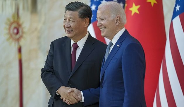 Präsident Biden mit Präsident Xi vor dem G20 Gipfel 2022 in Bali Präsident Biden mit Präsident Xi vor dem G20 Gipfel 2022 in Bali