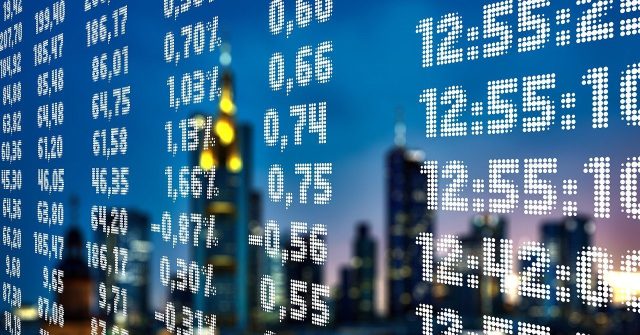 Börsenkurse auf dem Bildschirm