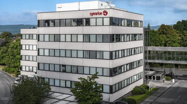 Das Symrise Firmengebäude in Holzminden, Deutschland