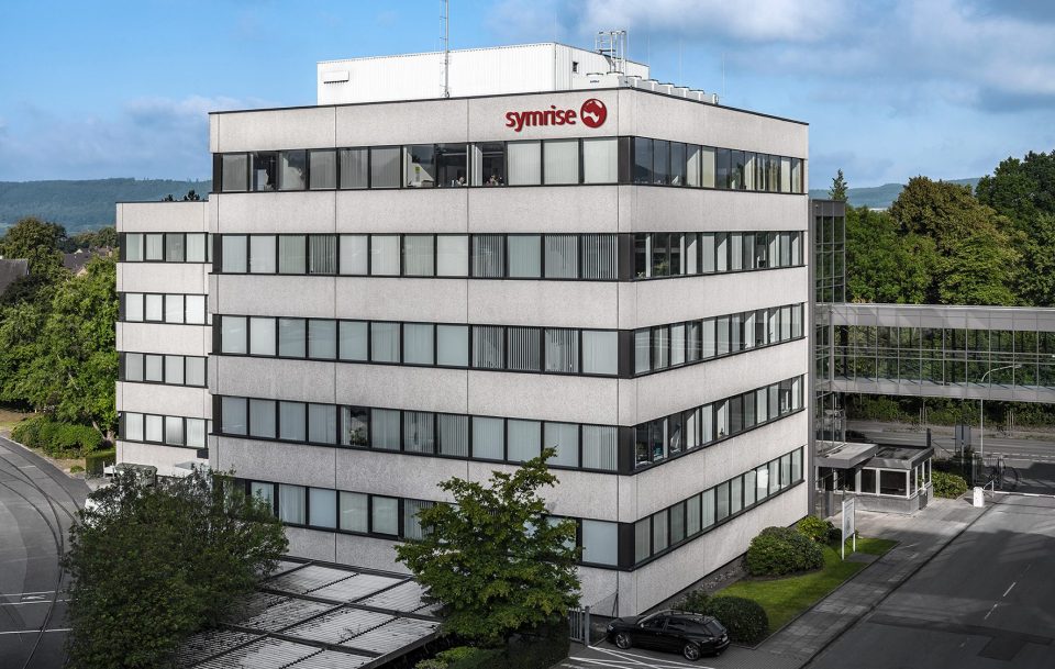 Das Symrise Firmengebäude in Holzminden, Deutschland