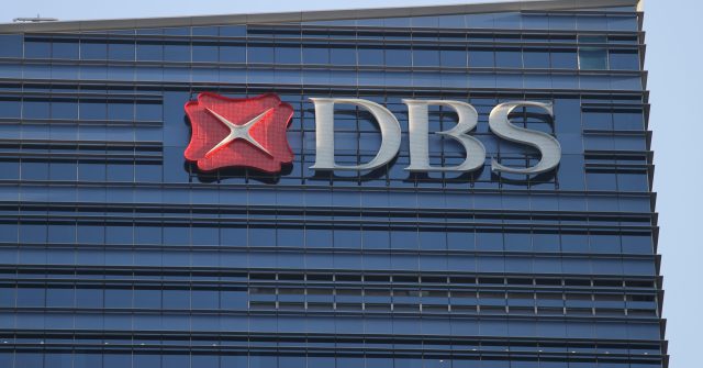 Das DBS Gebäude im Bankenviertel in Singapur
