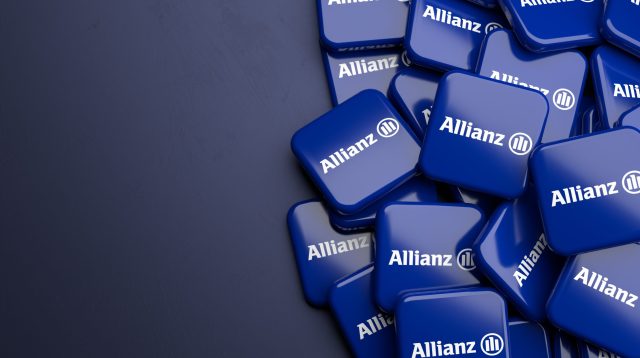 Logos der Allianz Versicherung