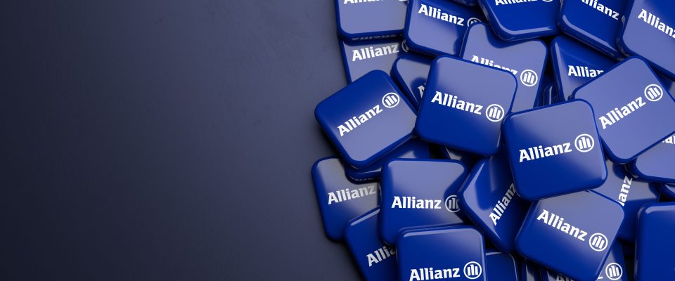 Logos der Allianz Versicherung