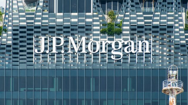 JP Morgan Logo in Singapur