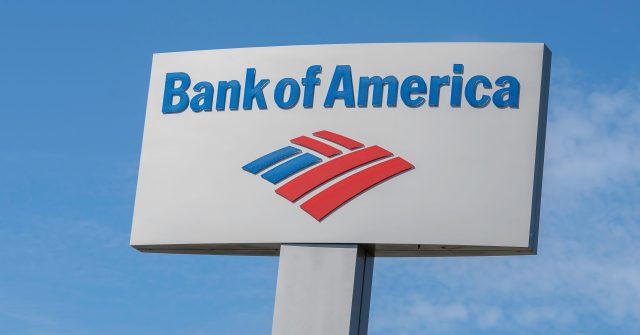 Bank of America Schild in Buffalo, New York