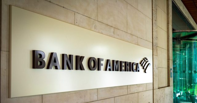 Bank of America Schriftzug