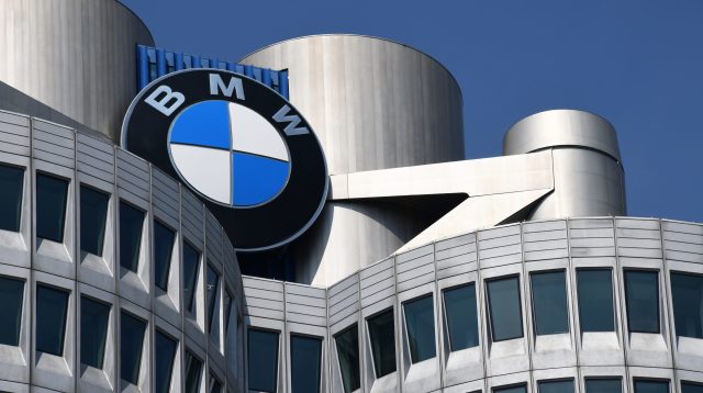 Der Hauptsitz der BMW AG in München, Deutschland
