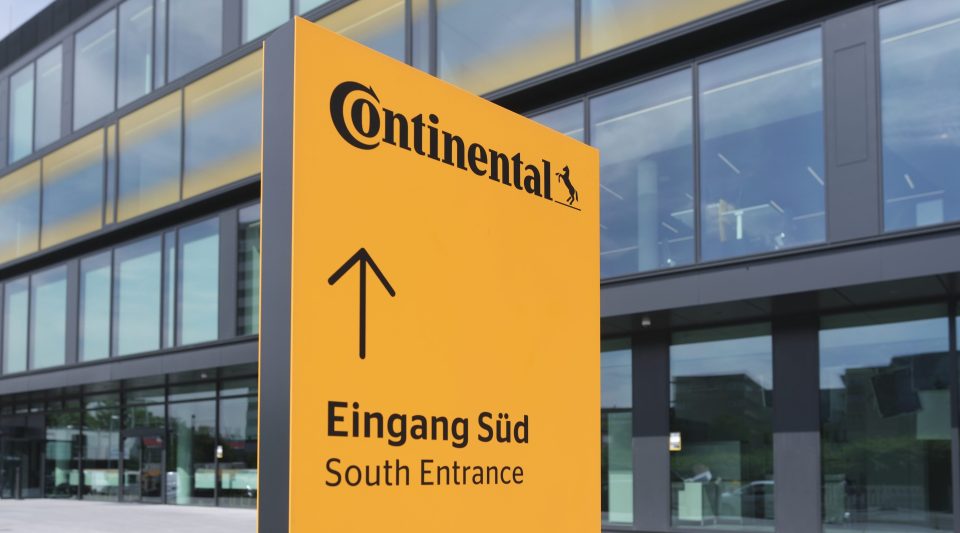 Eingang der Continental Unternehmenszentrale