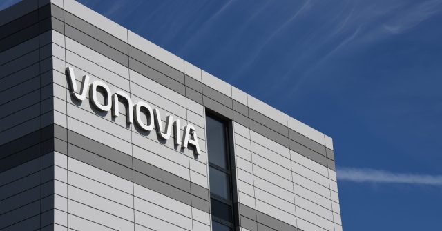 Das Vonovia Logo am Hauptsitz der Vonovia SE in Bochum, Deutschland