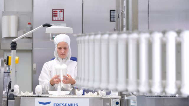 Produktion von Dialysator bei Fresenius Medical Care