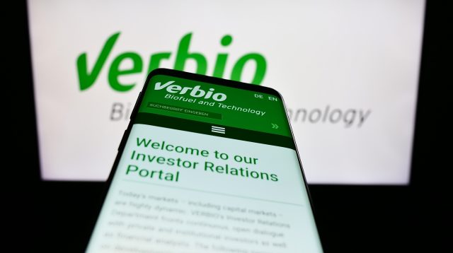 Verbio Logo und Website