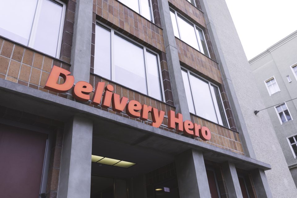 Ein Delivery Hero Büro in Berlin, Deutschland