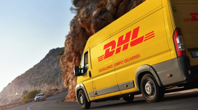 DHL Lieferfahrzeug