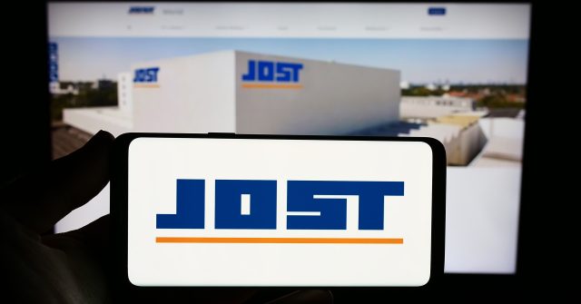 Jost Logo auf Smartphone