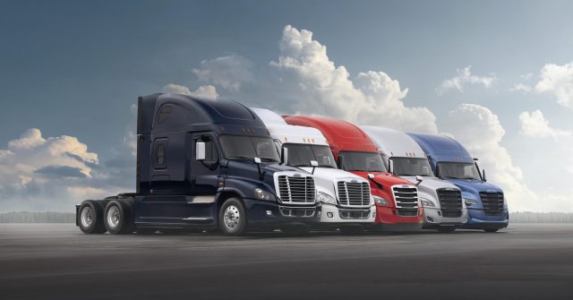 Alle 5 Generationen des Freightliner Cascadia  Five Generations of Freightliner Cascadia