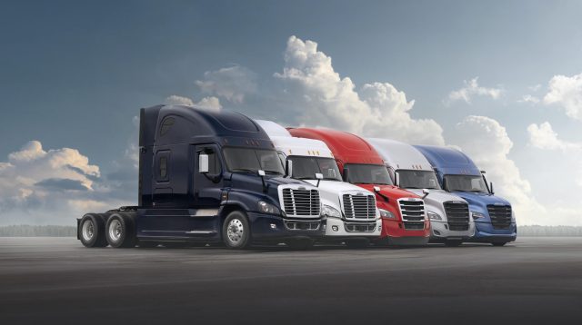 Alle 5 Generationen des Freightliner Cascadia  Five Generations of Freightliner Cascadia