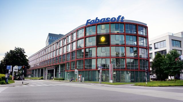 Der Fabasoft Hauptsitz in Linz, Österreich