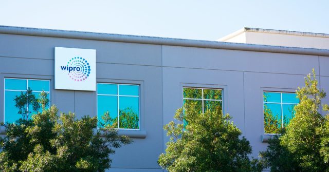 Die Bürofassade des Wipro-Konzerns im Silicon Valley, USA