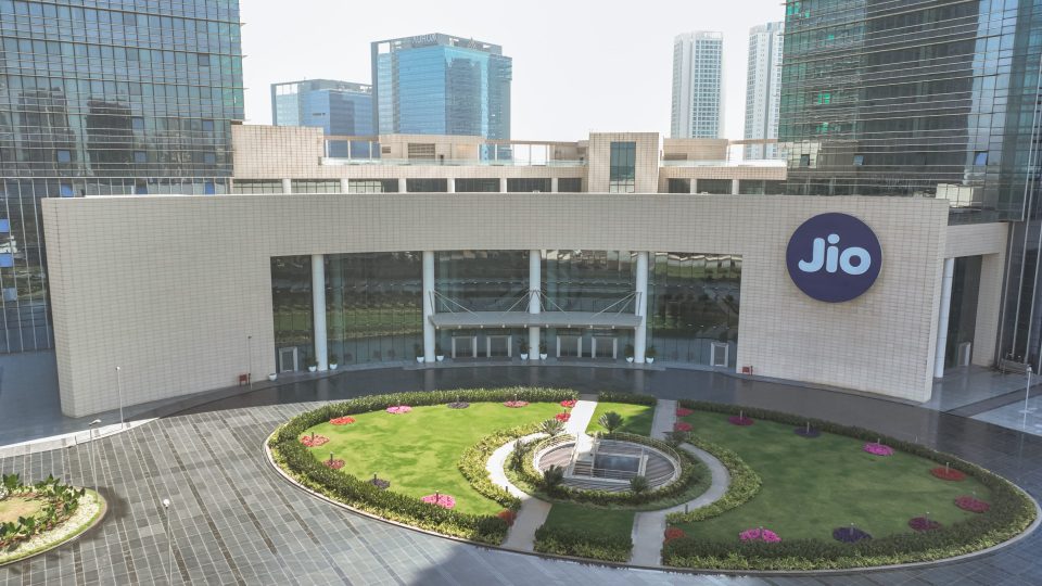Der Reliance Corporate Park von Reliance Industries in Navi Mumbai, Indien