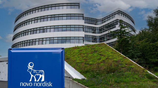 Die Unternehmenszentrale von Novo Nordisk in Kopenhagen, Dänemark