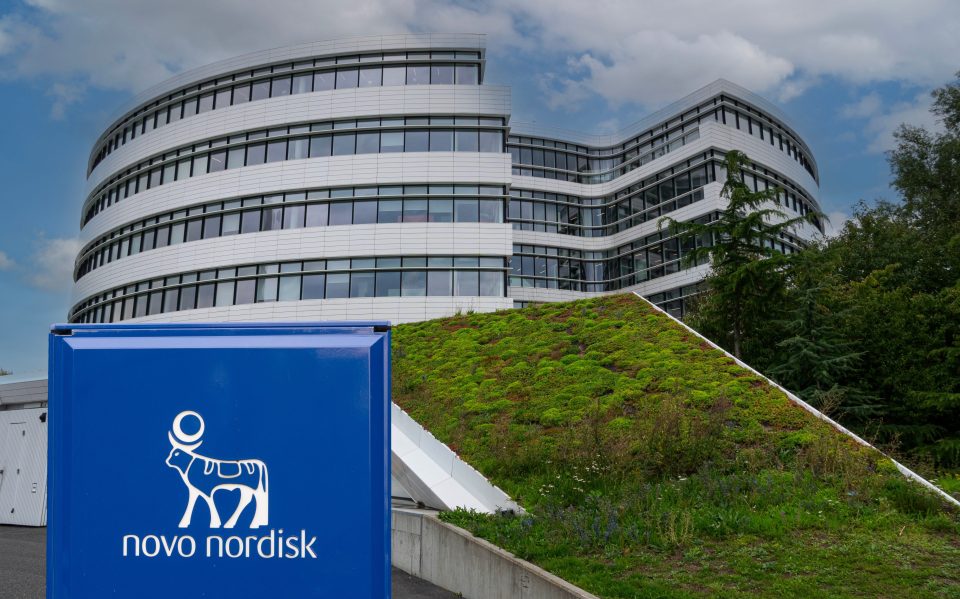 Die Unternehmenszentrale von Novo Nordisk in Kopenhagen, Dänemark