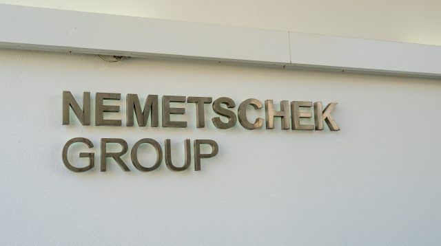 Das Logo der Nemetschek Group
