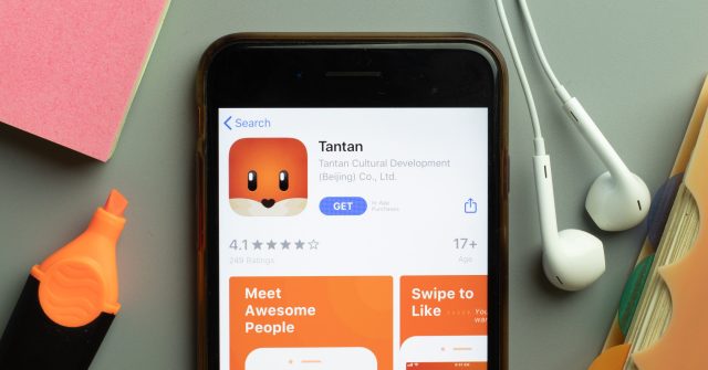 Tantan Mobile App-Symbol, zugehörig zur Hello Group