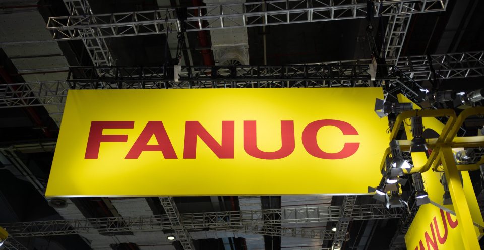 fanuc logo at shanghai industrial fair on September 16th, 2020 in shanghai china
