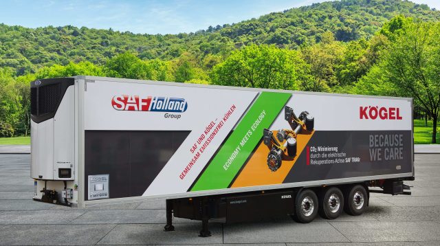 Kögel Cool mit Rekuperationsachse von SAF-Holland