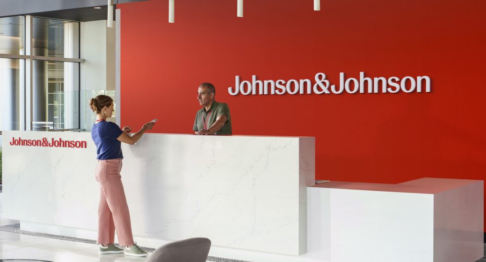 Johnson & Johnson Empfangsbereich