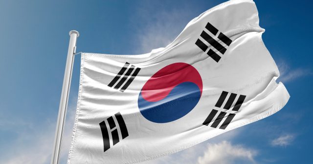 Die Flagge Südkoreas