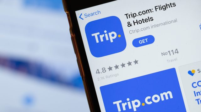 Das Logo von Trip.com