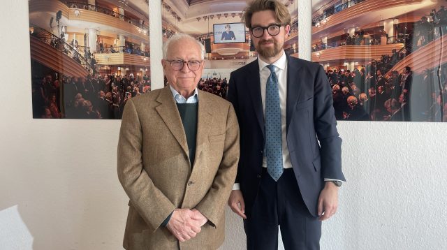 Wolfgang Ischinger (links) und Justus Schirmacher
