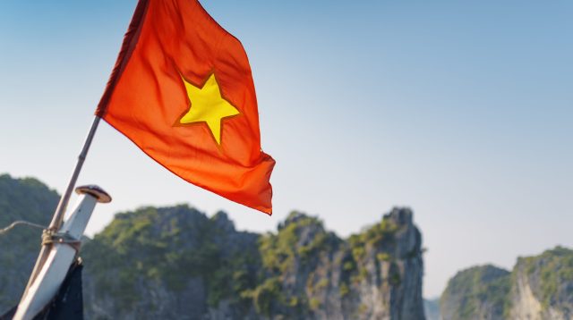 Die Flagge Vietnams