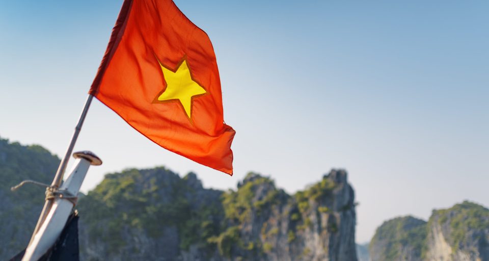Die Flagge Vietnams
