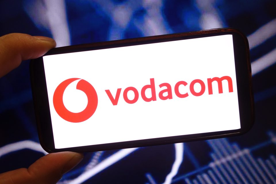 Das Vodacom-Firmenlogo