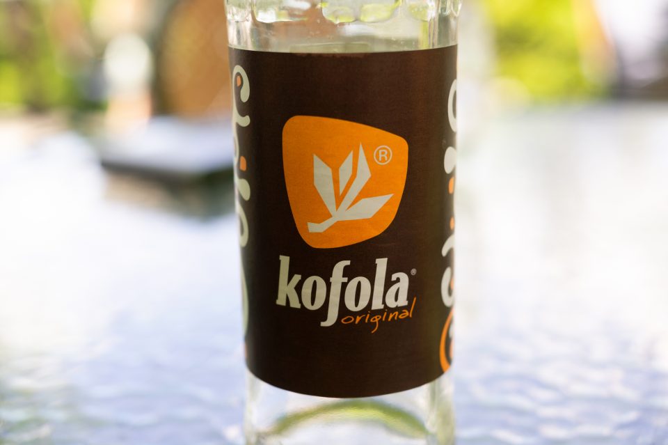 Eine Kofola Softdrinkflasche