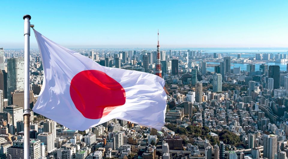 Flagge Japans