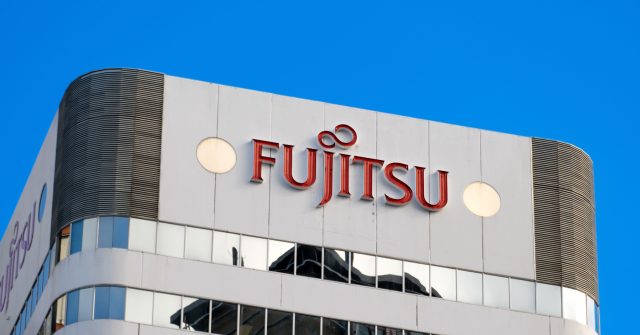Das Logo des IT-Konzerns Fujitsu