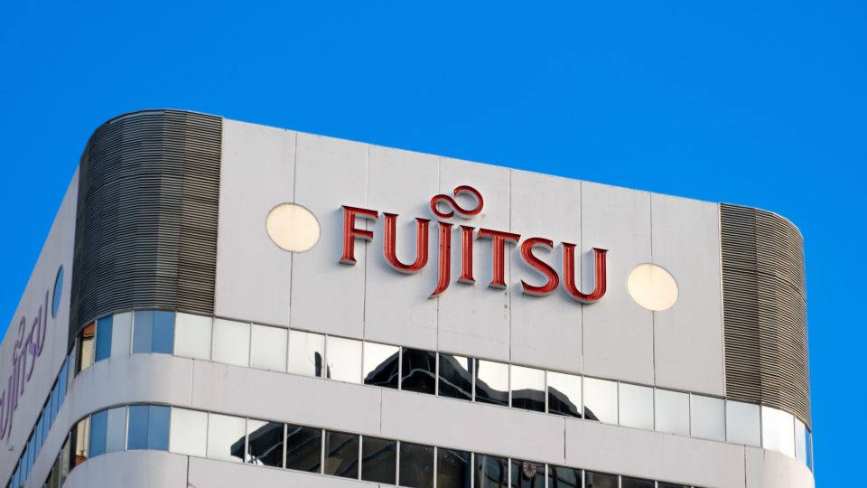 Das Logo des IT-Konzerns Fujitsu