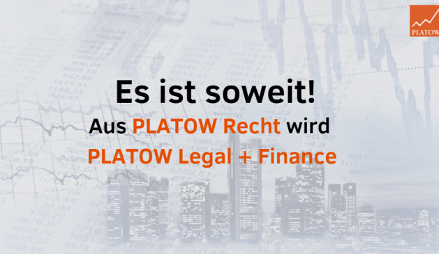 Aus PLATOW Recht wird PLATOW Legal + Finance