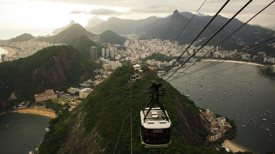 Blick auf Rio de Janeiro, Brasilien