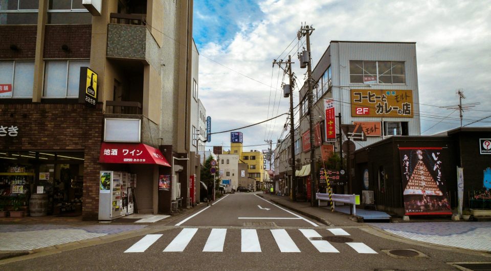 Straße in Tokio, Japan