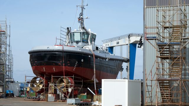 Larsen & Toubro, unter anderem im Schiffbau tätig