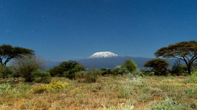 Der Kilimandscharo in Kenia