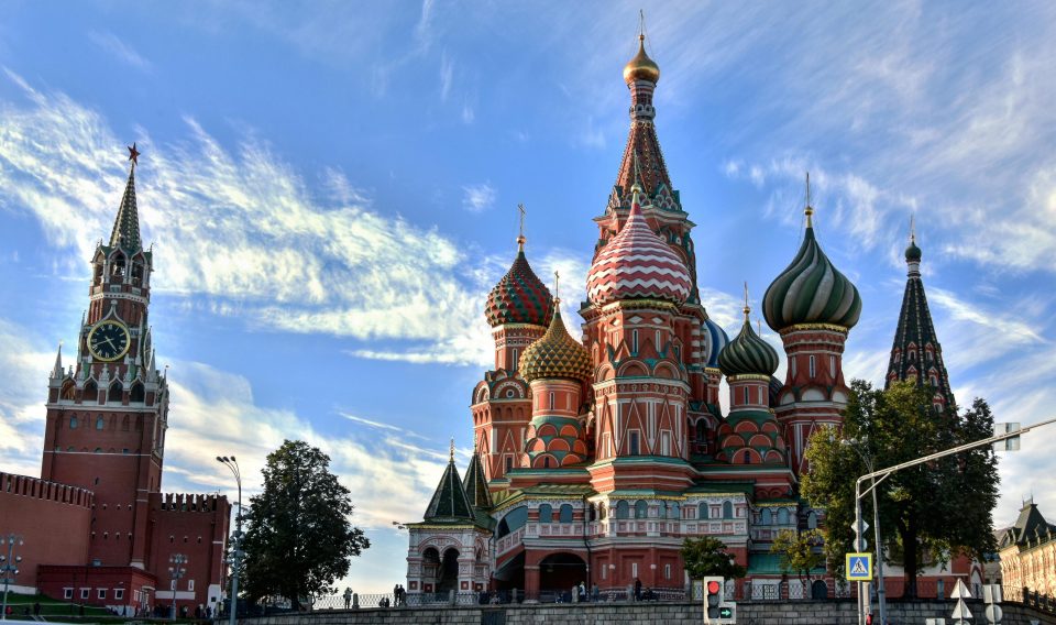 Gebäude in Moskau, Russland