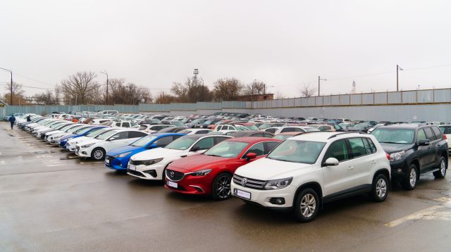 Fuhrpark mit mehreren Gebrauchtwagen